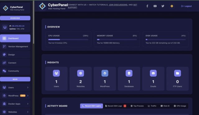 cyberpanel-ftp-hesabi-olusturma