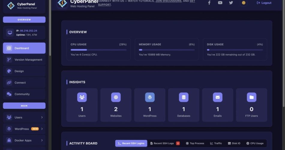 cyberpanel-ftp-hesabi-olusturma